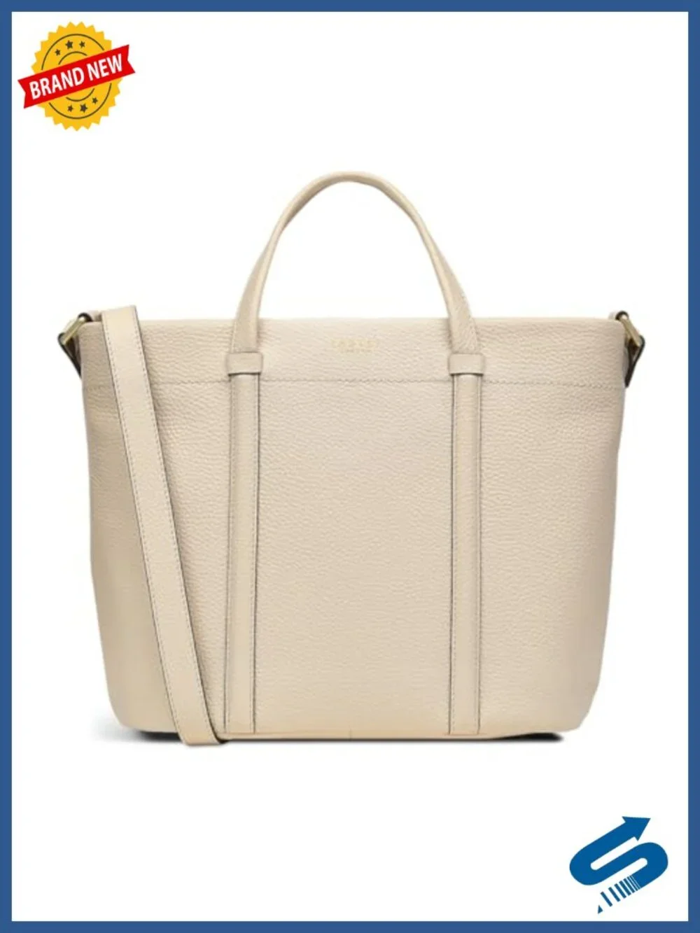Medium Leather Ziptop Satchel Bag Crossbody Handbag